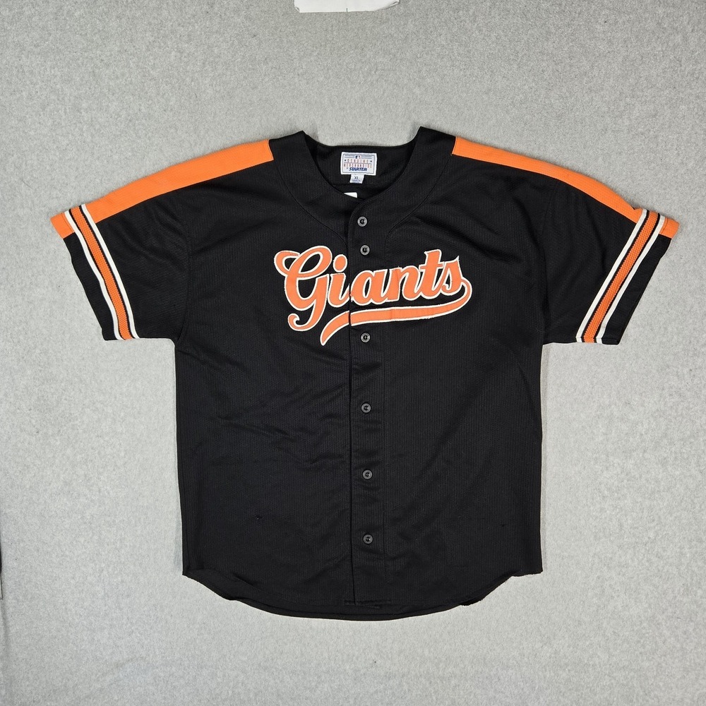 VINTAGE San Francisco Giants Men Jersey XL Black Starter READ